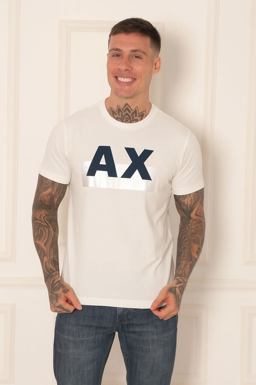 CAMISA ARMANI EXCHANGE MALHA EGÍPCIA C-533