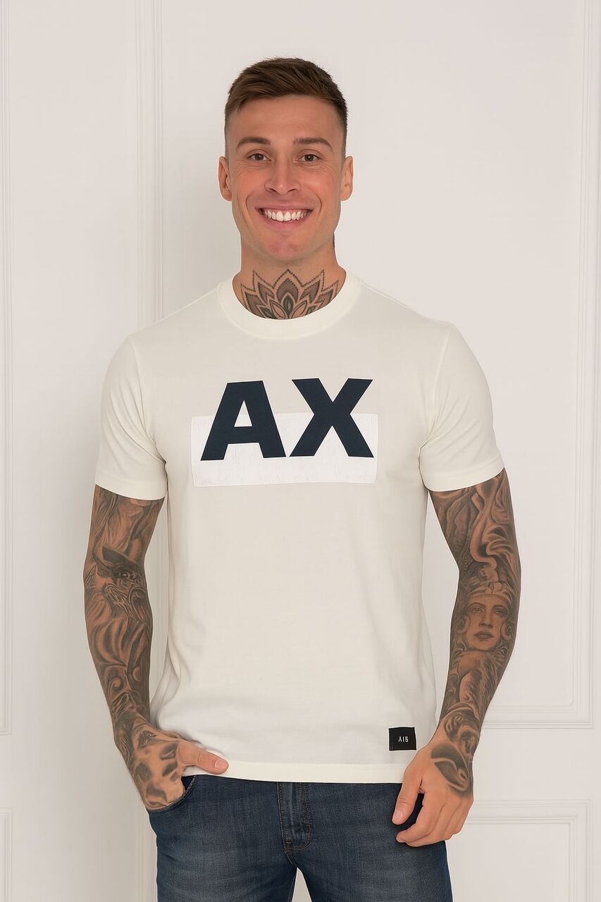 CAMISA ARMANI EXCHANGE MALHA EGÍPCIA C-533