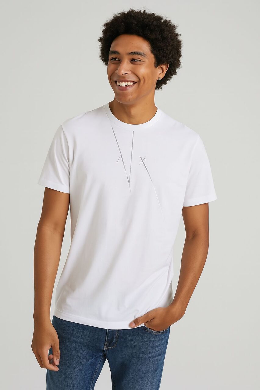 CAMISA ARMANI EXCHANGE MALHA EGÍPCIA C-82