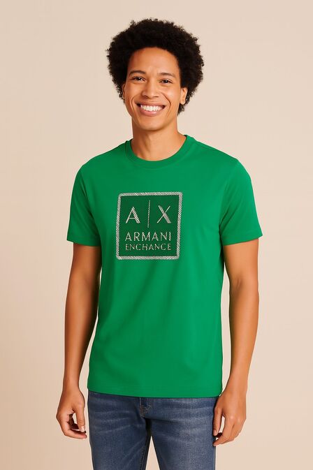 CAMISA ARMANI EXCHANGE MALHA EGÍPCIA C-159
