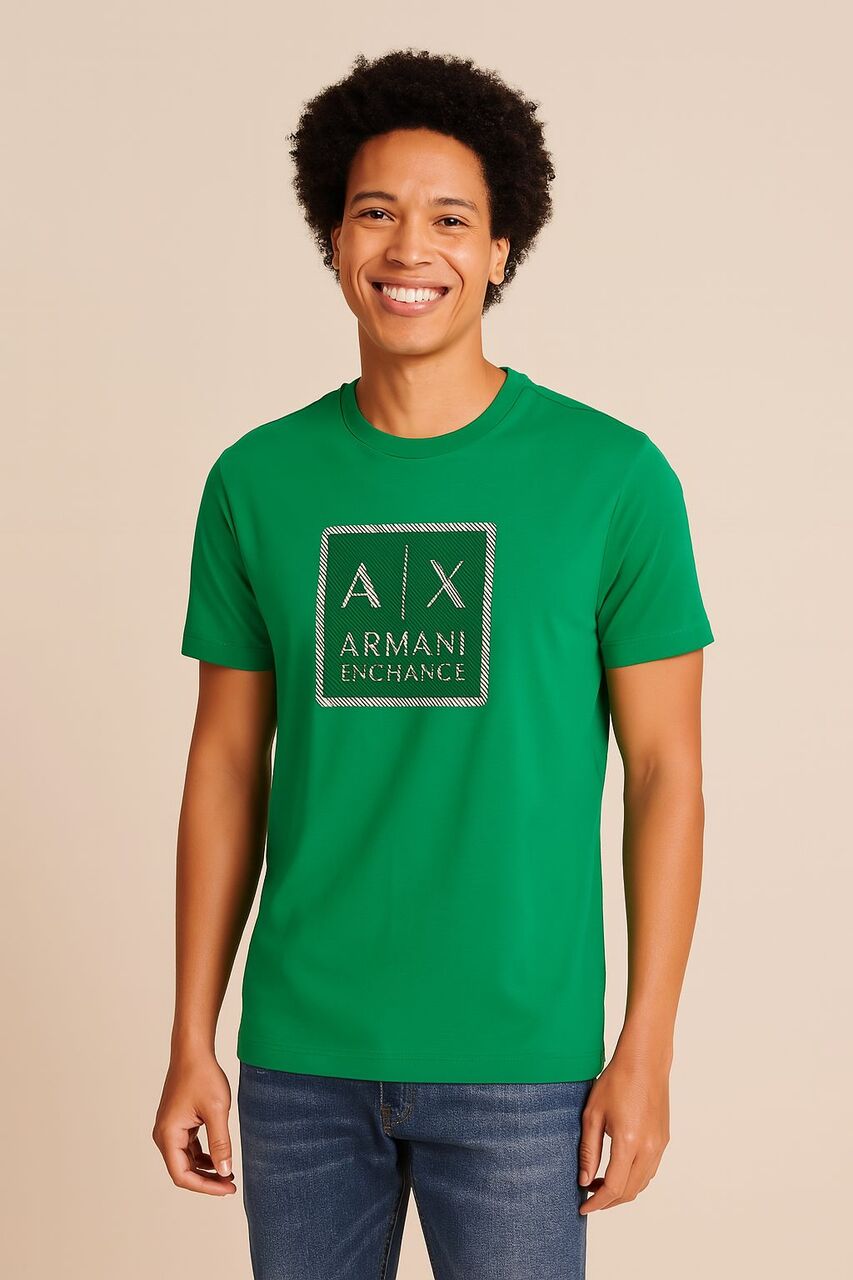 CAMISA ARMANI EXCHANGE MALHA EGÍPCIA C-159