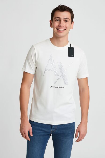 CAMISA ARMANI EXCHANGE MALHA EGÍPCIA C-171