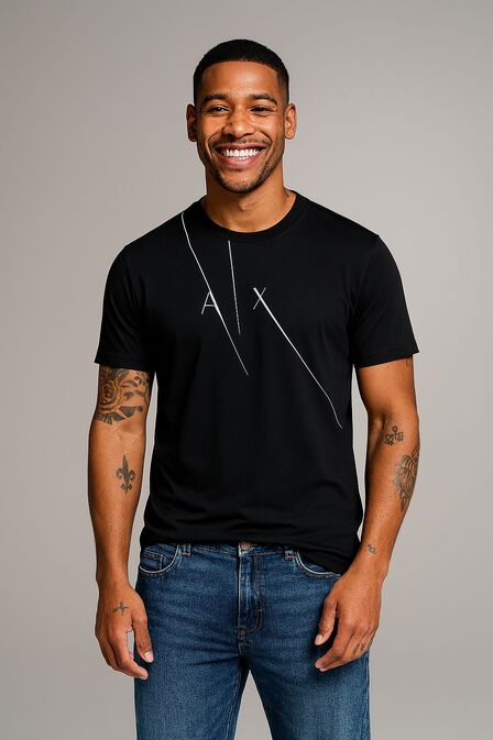 CAMISA ARMANI EXCHANGE MALHA EGÍPCIA C-255